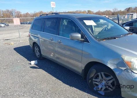 2006 Honda Odyssey Ex из США, поврежденный, VIN 5FNRL38436B049808